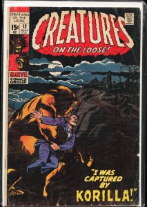 Creatures on the Loose #12 (1971) Korilla