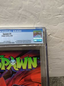 SPAWN 1 1992 CGC 9.4 WHITE PAGES 1st Appearance of Al Simmons - Todd McFarlance