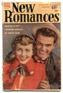 New Romances #8 1951- My Tangled Art- Golden Age G