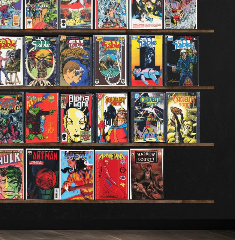 Huge Lot 150+ Comics with Marvel Age, Jon Sable, Freelance, Batman & More!