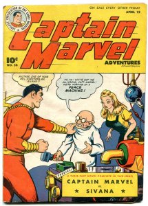 Captain Marvel Adventures #58 1946- Sivana- Golden Age VG-