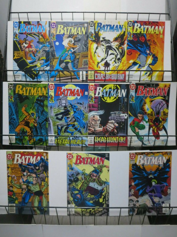 Batman (DC 1992-93) #481-491 Zeus Black Mask Jim Aparo + Doug Moench