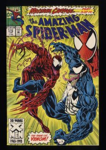 Amazing Spider-Man #378 NM+ 9.6 Maximum Carnage Part 3 Venom!