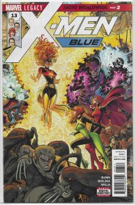 X-Men Blue #1-4,8-13+/X-Men Gold #1-6 2017 Prime, Cable comic book lot of 22