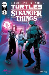 TMNT Stranger Things #1 Cover G 1:100 Albuquerque Variant IDW 2023 EB114