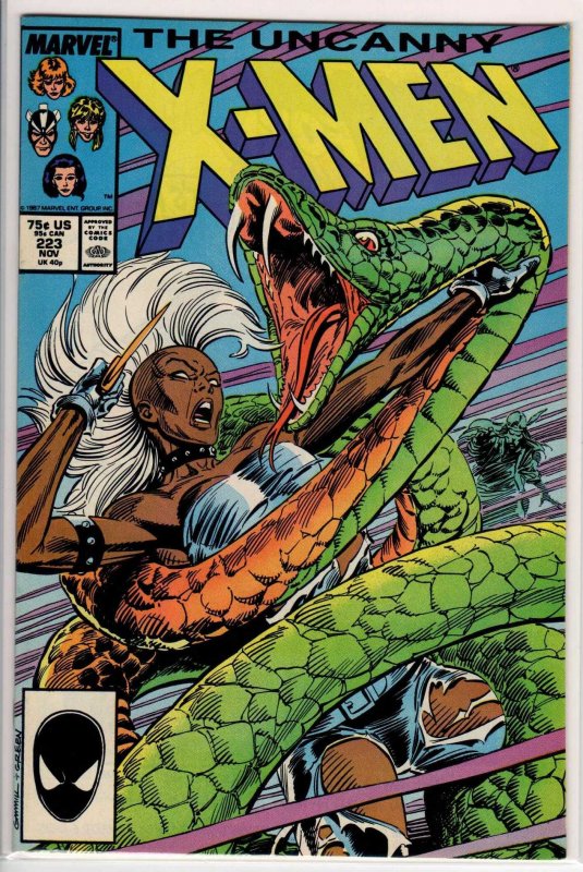 The Uncanny X-Men #223 Direct Edition (1987) 9.2 NM-