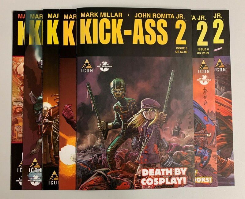 Kick-Ass 2 #1-7 Set (Icon  2010) 1 2 3 4 5 6 7 Mark Millar (9.0+)