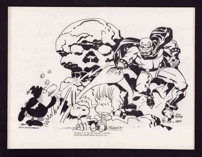 San Diego Comic Con Program 1974 - Milton Caniff & Russell Myers Covers (8.0)