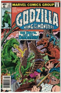 Godzilla #22 VF/NM; Marvel | save on shipping - details inside