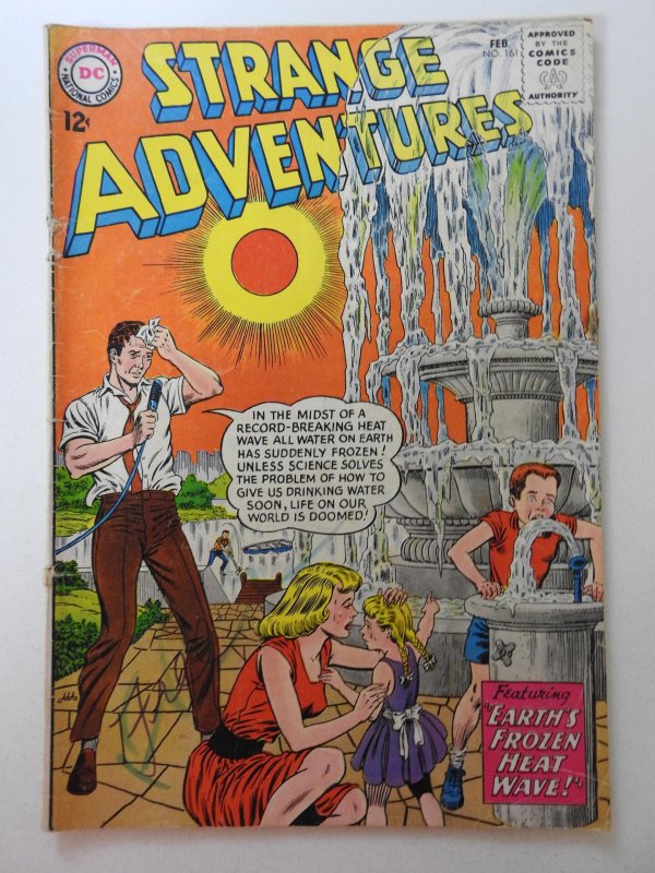 Strange Adventures #161 Earth's Frozen Heat Wave! Solid VG Condition!