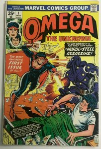OMEGA THE UNKNOWN#1 FN/VF 1976 MARVEL BRONZE AGE COMICS