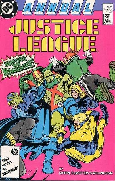 Justice League (1987 series) Annual #1, VF (Stock photo)