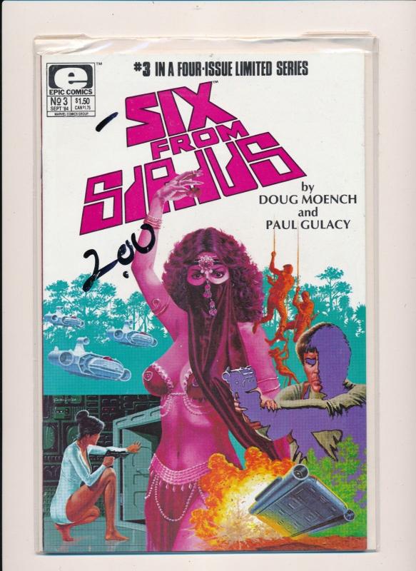 Epic Comics Set of 4-SIX FROM SIRIUS #1-#4  VERY FINE  (HX925) 