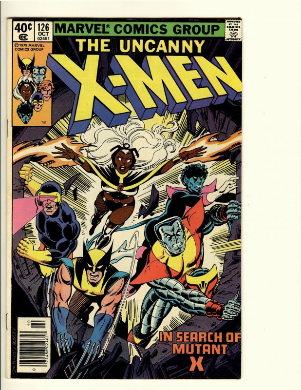 X-MEN #126 VF 8.0 1st APPEARANCE MUTANT X (PROTEUS) (VERMONT COLLECTION)