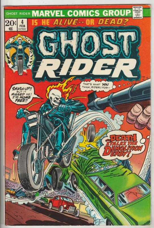 Ghost Rider, The #4 (Feb-74) NM- High-Grade Ghost Rider