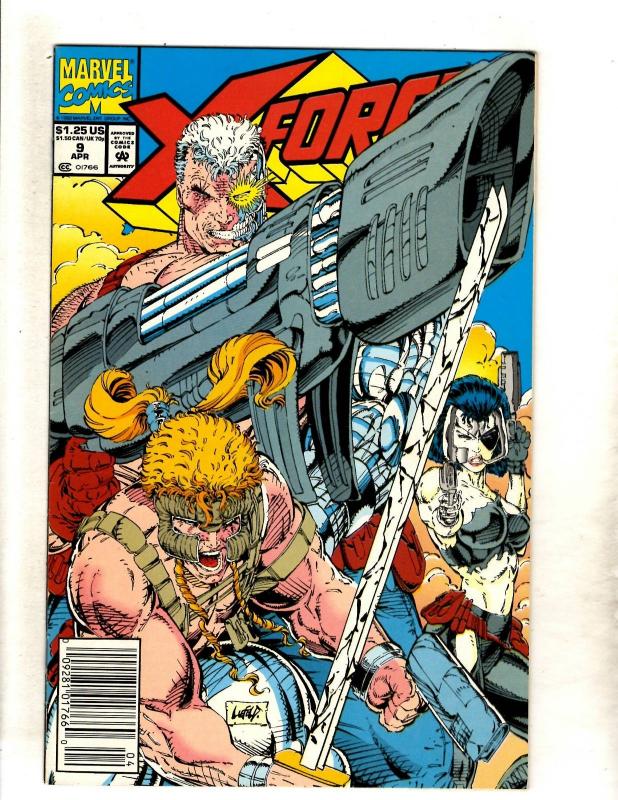 Lot Of 12 X-Force Marvel Comic Books # 1 4 5 9 20 21 24 26 27 28 29 30 CJ12