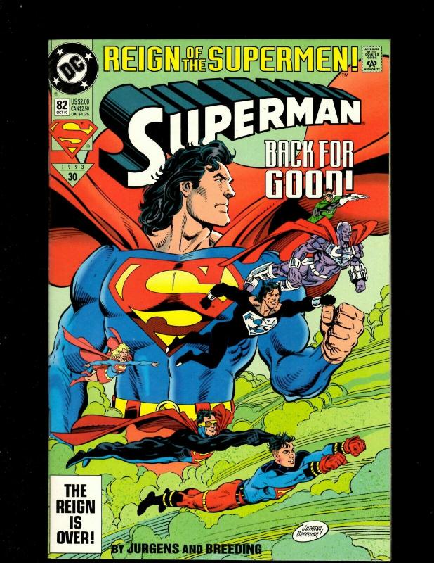 Lot of 8 Superman DC Comics Comic Books #76 79 80 81 82 83 84 88 HY3