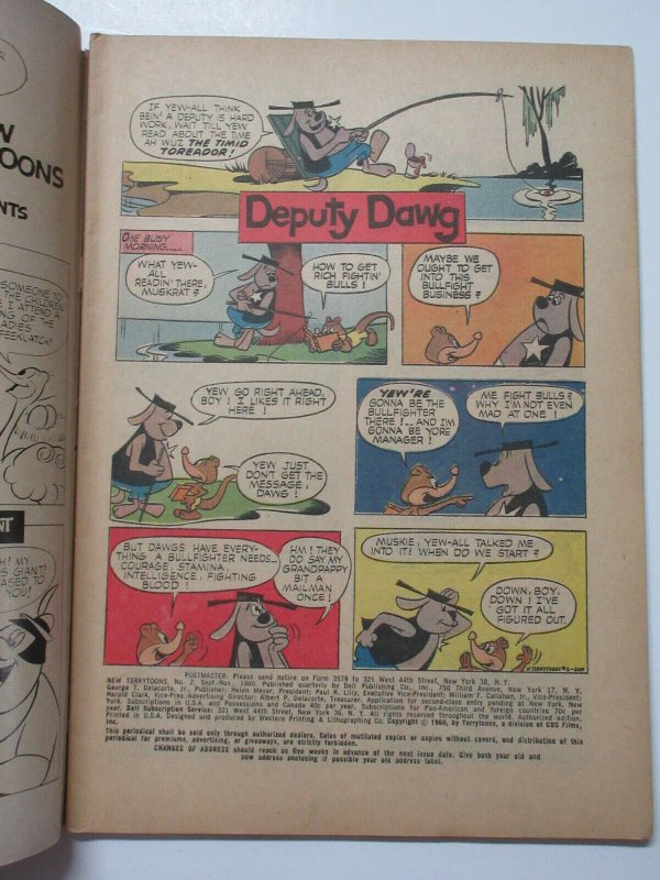 New Terrytoons featuring Deputy Dawg (Dell November 1960) #2 VG