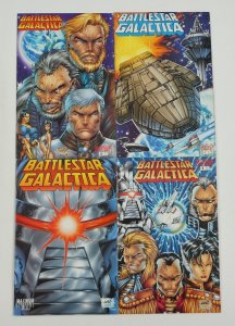Battlestar Galactica #1-4 VF complete series - rob liefeld - maximum press 