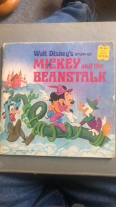 Walt Disney’s Mickey and the beanstalk, 1970, crayon scribble