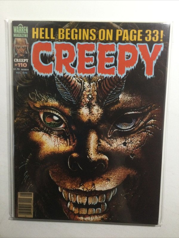 Creepy 110 Very Fine Vf 8.0 Aug 1979 Warren Magazine