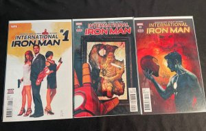 INTERNATIONAL IRON MAN #1, 2, 3 VFNM Condition