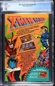 Marc Spector: Moon Knight #45 (12/92) Graded CGC 9.8