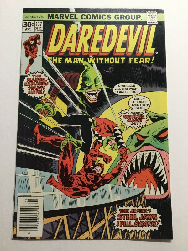 Daredevil 137 Near Mint Nm Newsstand Edition Marvel