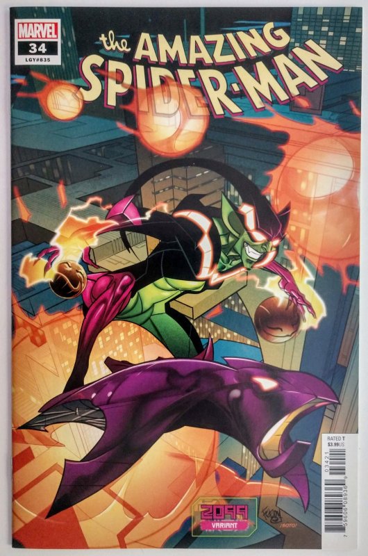 The Amazing Spider-Man #34 (LGY #835)(NM, 2019) FERRY VARIANT 2099