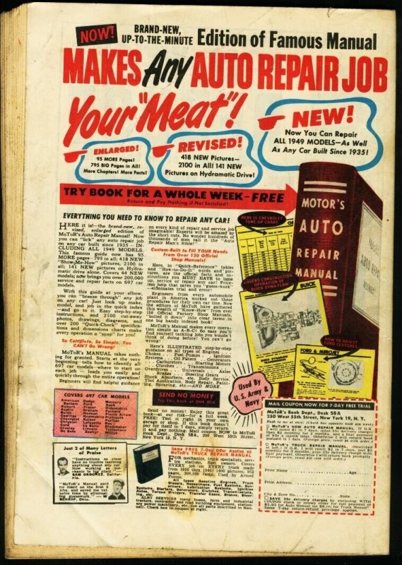 JUSTICE TRAPS THE GUILTY #14-1950-PHOTO COVER VG-