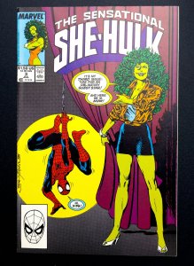 The Sensational She-Hulk #3 (1989) Spidey on Cvr - VF/NM