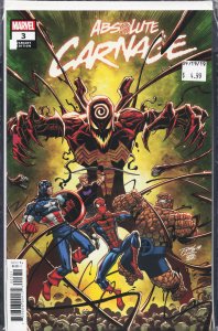 Absolute Carnage #3 Lim Cover (2019) Carnage