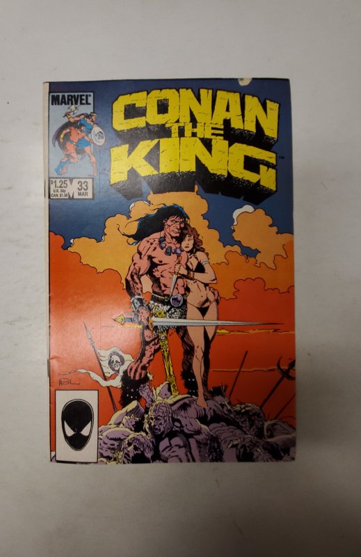 Conan the King #33 (1986) Marvel Comic Book J721