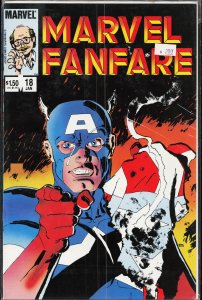 Marvel Fanfare #18 (1985) Captain America