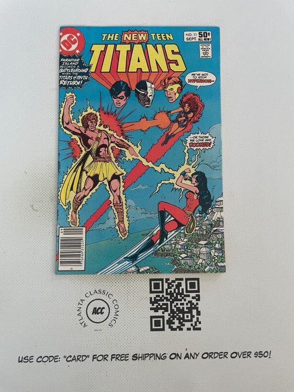 The New Teen Titans #11 NM DC Comic Book Raven Robin Cyborg Batman Flash 24 J204