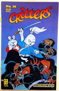 CRITTERS 10 (March 1987) VF-NM Stan Sakai Usagi cover