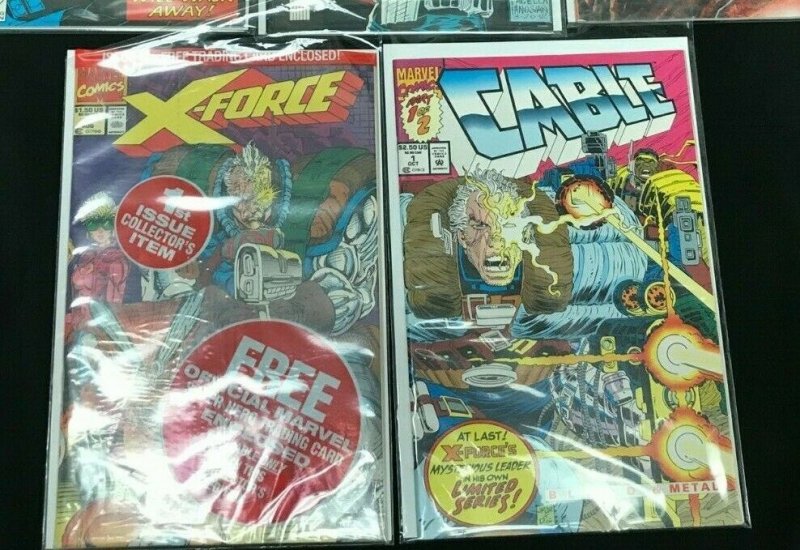 MISC MARVEL 5PC LOT (VF) CABLE!! X-FORCE!! BLACK PANTHER!! 1992
