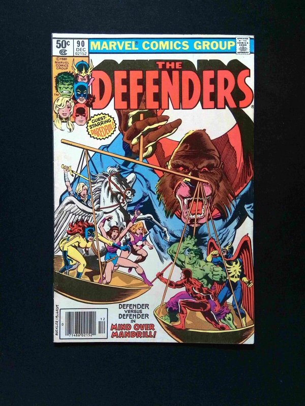 Defenders #90  MARVEL Comics 1980 FN- NEWSSTAND