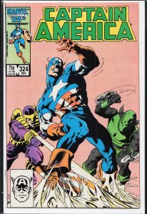 Captain America #324 (1986) Captain America [Key Issue]