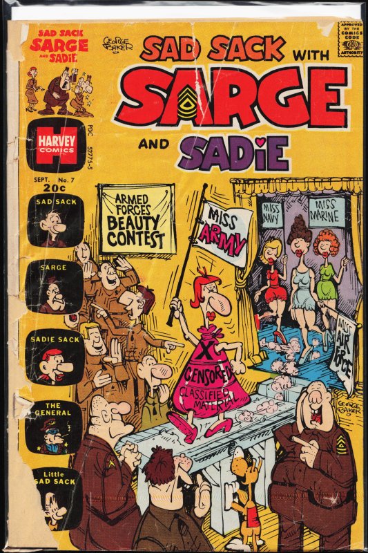 Sad Sack with Sarge and Sadie #5 (1973) Sad Sack with Sarge and Sadie