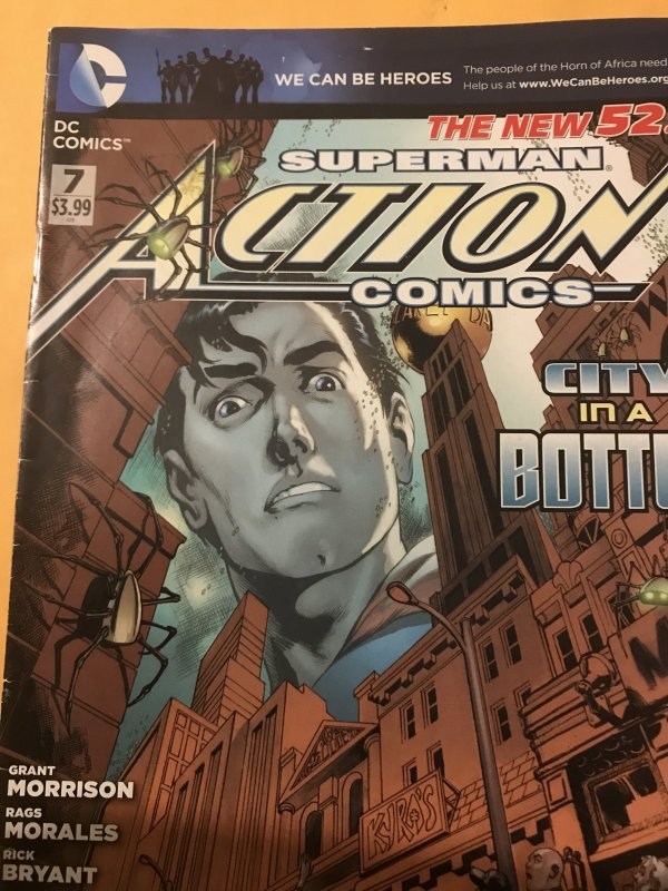 Action Comics #7 : DC 2012 Fn; New 52; City in a Bottle, Grant Morrison