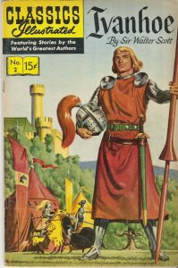 Classics Illustrated #2 HRN 167  VG 4.0