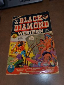 Black Diamond Western 25 lev gleason comic 1951 two gun colt hero golden age kid