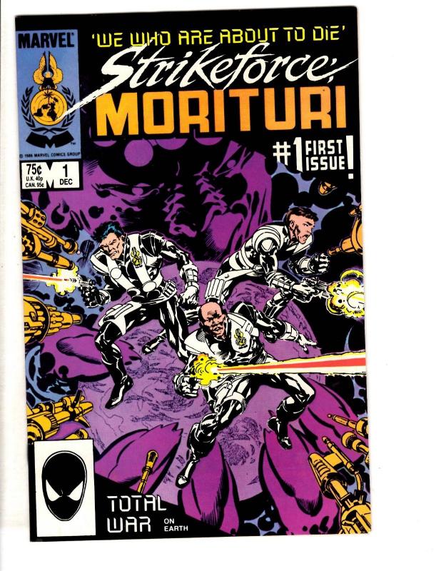 Lot Of 13 Strikeforce Morituri Marvel Comics # 1 2 3 4 5 6 7 8 9 10 11 12 13 RJ1