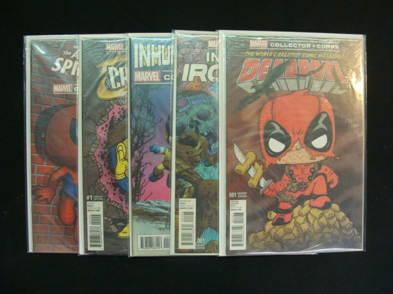 Marvel Collector Corps Deadpool Iron Man Inhumans X-Men Champions 1 Spiderman 16