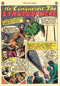 REAL FACT COMICS #18 (Jan1949) 8.5 VF+  Dick Sprang Art! Jim Thorpe! Volcanoes!