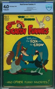 Real Screen Funnies #1 (1945) CBCS 4.0 VG
