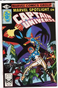 Marvel Spotlight #9 British Variant (1980) Captain Universe [Key Issue]