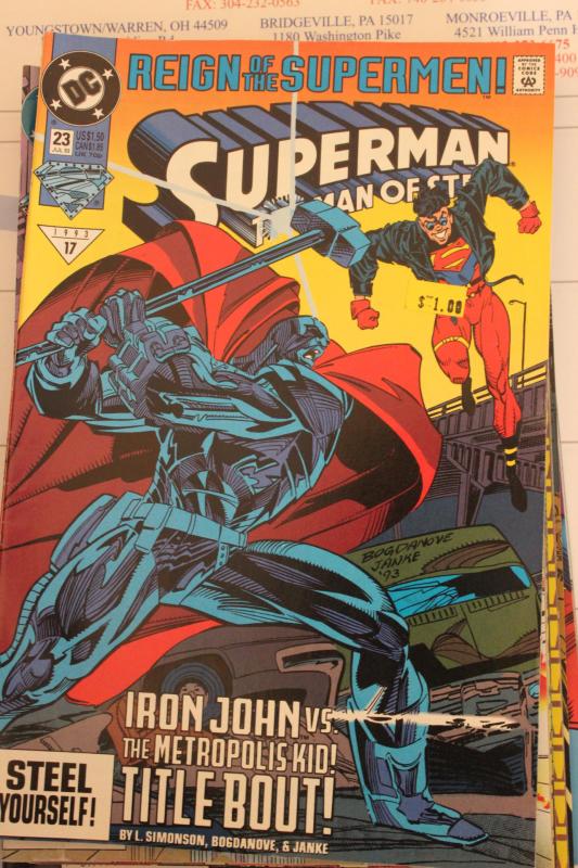 Superman the Man of Steel 23 NM