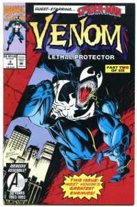 Venom: Lethal Protector #2 1993 - Spider-man- Marvel NM-